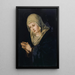 La Virgen en adoración - Tiberius Dominikus Wocher — cuadro enmarcado en la pared