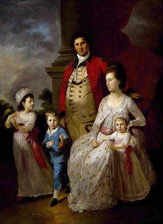 Tilly Kettle - Colonel John Fortnum and Family.webp