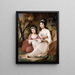 Eliza and Mary Davidson - Tilly Kettle — framed artwork on a wall