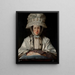 Retrato de Anne Howard Vyse - Tilly Kettle — cuadro enmarcado en la pared