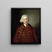 Portrait of a Man - Tilly Kettle — framed artwork on a wall