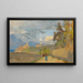 Malcesine Painting - Tina Blau — framed artwork on a wall