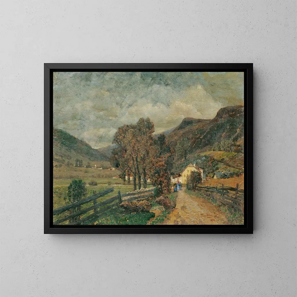 Oetz 1901 - Tina Blau — cuadro enmarcado en la pared
