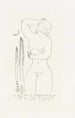 Nude Woman Bathing in Moonlight - Tinus van Doorn — artwork view