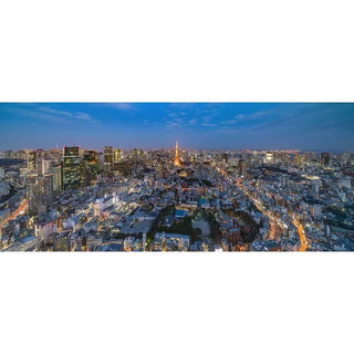 Tirage photo du Japon - Vue époustouflante de Tokyo depuis le musée Mori