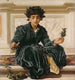 Tissant la corona - Frederic Leighton — vista de la obra