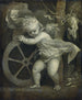 Cupid with the Wheel of Time - Titian — artwork view