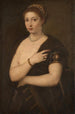 Young girl in fur - Titian — artwork view