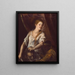 Judith and her maid with the head of Holofernes - Titian — framed artwork on a wall