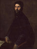 Hombre sosteniendo una flauta - Tiziano — vista de la obra