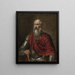 Portrait of an admiral probably Francesco Duodo - Titian — framed artwork on a wall
