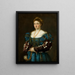 Portrait of a Lady La Bella - Titian — framed artwork on a wall