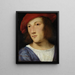 Portrait of a Young Man - Titian — framed artwork on a wall