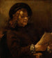 Titus van Rijn, el hijo del artista leyendo - Rembrandt van Rijn — vista de la obra
