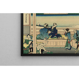 Tokaido Yoshida - Katsushika Hokusai | Reproduction Tableau Décoration murale affiche copie