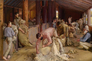 Tom Roberts - Shearing the rams.webp