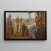L'Adoración de los Reyes Magos - Tom von Dreger — cuadro enmarcado en la pared