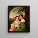retrato de tres hermanas de la familia Hausner - Tomasz Tyrowicz — cuadro enmarcado en la pared