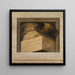 Tomb with inscription - Jacob van Campen — framed artwork on a wall