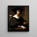 Retrato de un hombre - Tommaso Fiorentino — cuadro enmarcado en la pared