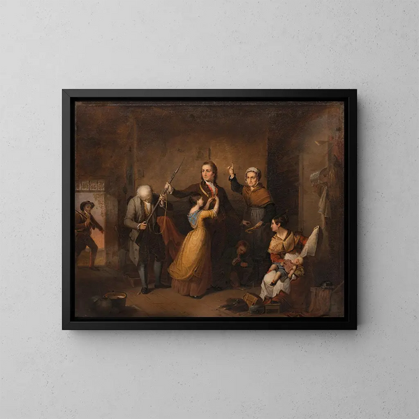 Esprit de 76 - Tompkins Harrison Matteson — cuadro enmarcado en la pared