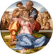 Tondo Doni - Michelangelo — vista de la obra