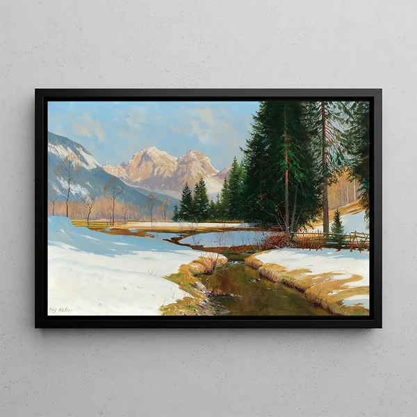 Toni Haller - Salzburger AlpsView of the Hoher Gll.webp