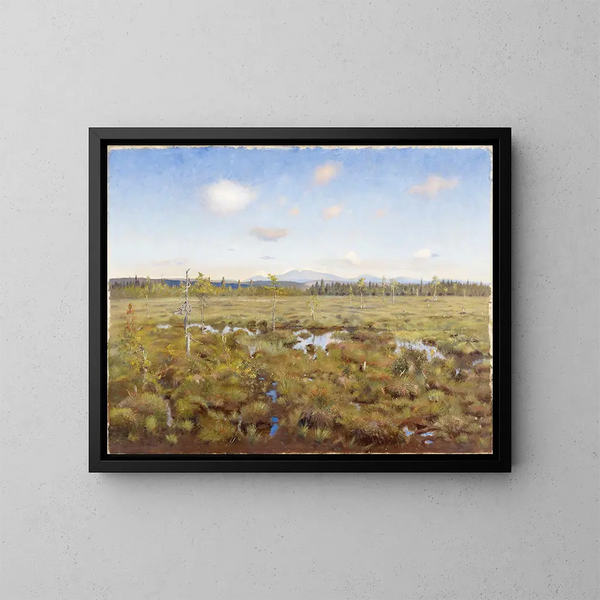 Paisaje de Laponia - Torsten Wasastjerna — cuadro enmarcado en la pared