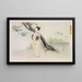 Kyiku imay bijin fuzoku zen Pl05 - Toshikata Mizuno — framed artwork on a wall