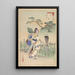 Damas nobles de la época Tokugawa Trente-seis bellezas Sanjuroko kasensoro Pl01 - Toshikata Mizuno — cuadro enmarcado en la pared