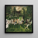 Torneo de tenis - George Wesley Bellows — cuadro enmarcado en la pared