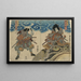 Nakamura Karoku Ichikawa Yaoz - Toyokuni Utagawa — cuadro enmarcado en la pared