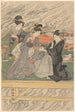 Women having tea on the quay - Toyokuni Utagawa — artwork view