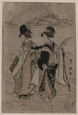 Toyokuni Utagawa - Yatsushi ide no tamagawa.webp