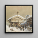 Christmas Tradition Norwegian Painting - Adolph Tidemand — framed artwork on a wall