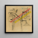 Transmission - Wassily Kandinsky — framed artwork on a wall