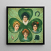 Lucky Clover Painting - Anonymous — framed artwork on a wall