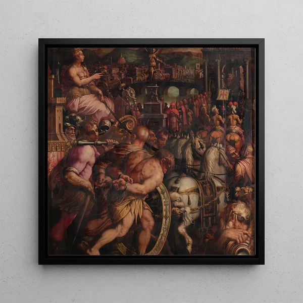 Triomphe après la victoire sur Pise - Giorgio Vasari