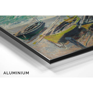 Trois bateaux de pêche - Claude Monet | Reproduction Tableau Décoration murale affiche copie