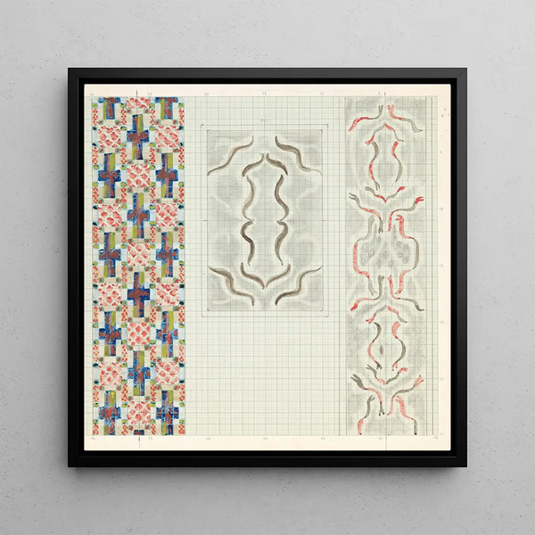 Trois dessins décoratifs - Carel Adolph Lion Cachet