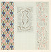 Tres dibujos decorativos - Carel Adolph Lion Cachet — vista de la obra