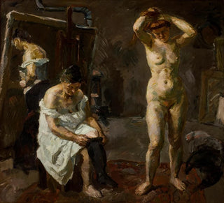 Trois femmes dans l'atelier - Max Beckmann