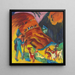 Reproducción Troupeau de Chèvres Rentrant - Ernst Ludwig Kirchner — cuadro enmarcado en la pared
