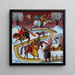 Trzech Budrysw - Helena Schramm — cuadro enmarcado en la pared