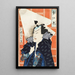 A celebration of bravery - Tsukioka Yoshitoshi — framed artwork on a wall