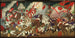 Cronología de la sumisión de Kagoshima, Batalla alrededor del castillo de Kumamoto - Tsukioka Yoshitoshi — vista de la obra