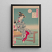 Refreshing at Shijo - Tsukioka Yoshitoshi — framed artwork on a wall
