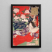 Earth for the potted plant - Tsukioka Yoshitoshi — framed artwork on a wall
