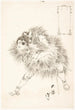 Drawing completed of a warrior - Tsukioka Yoshitoshi — artwork view