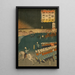 de Japón y Gran Bretaña, la gran guerra - Tsukioka Yoshitoshi — cuadro enmarcado en la pared